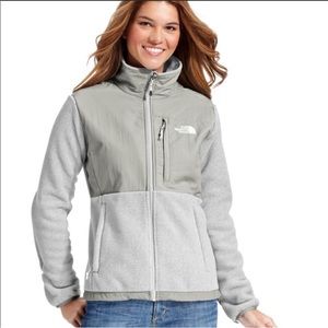 North Face Denali fleece grey jacket medium